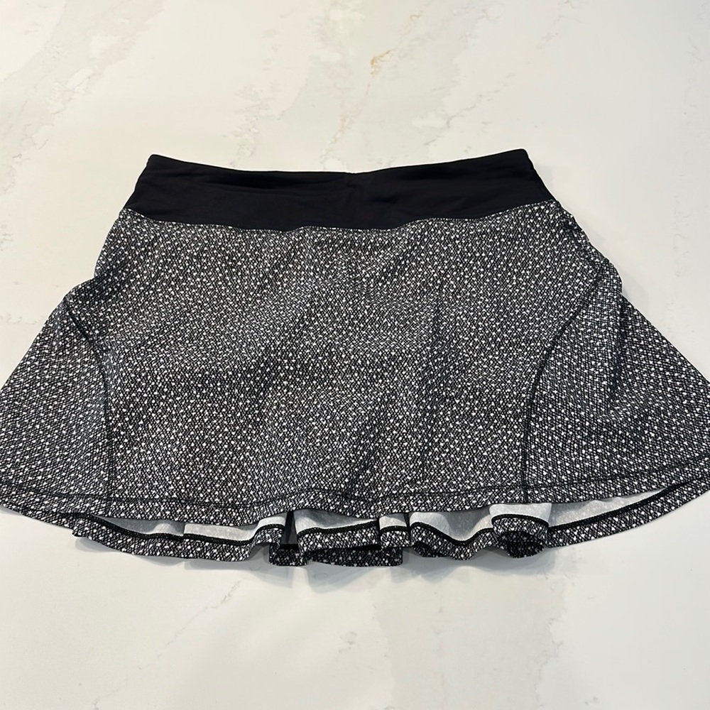 Black & White Lululemon Skort